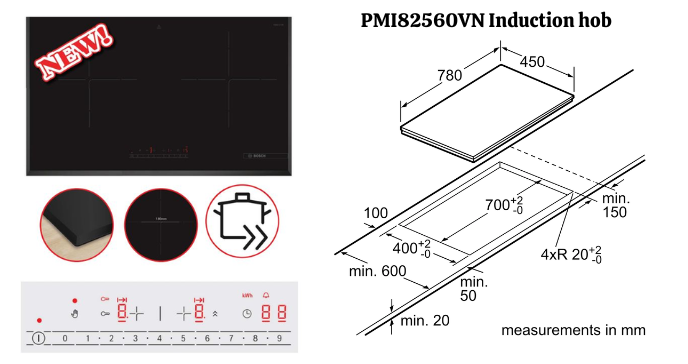 Bếp Từ Đôi Bosch PMI82560VN