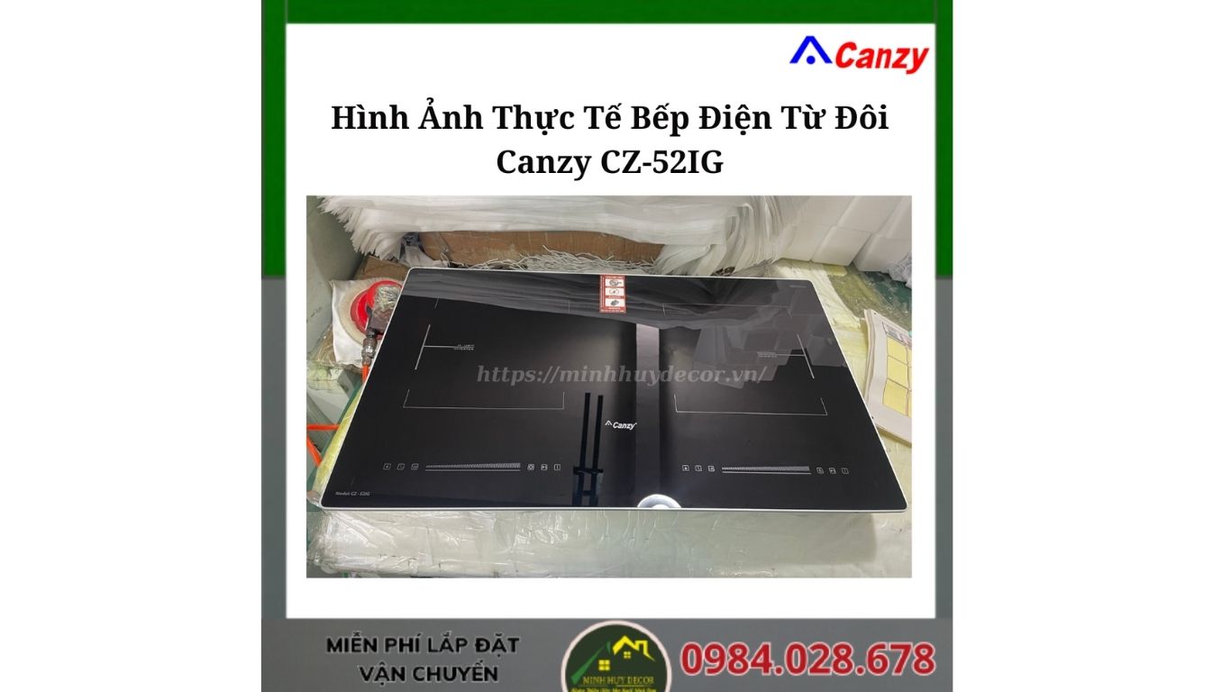 Bếp Điện Từ Đôi Canzy CZ-52IG
