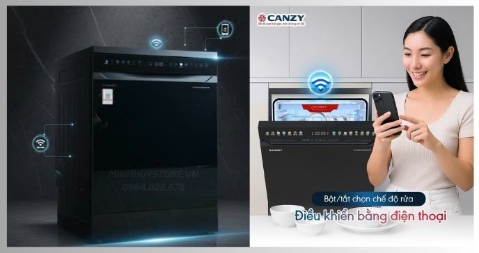Máy rửa bát Canzy CZ-B15EU Tornado Pro