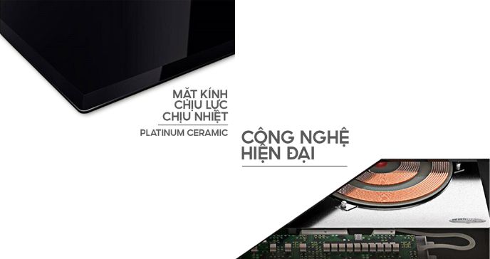 Bếp từ 3 vùng nấu Canzy CZ 03T