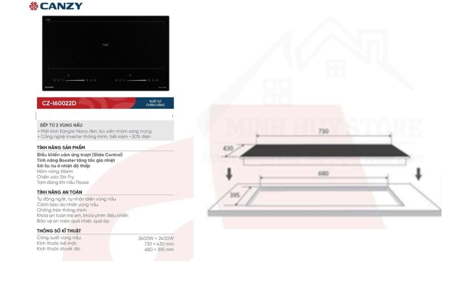 Bếp Từ Canzy CZ-I60022D