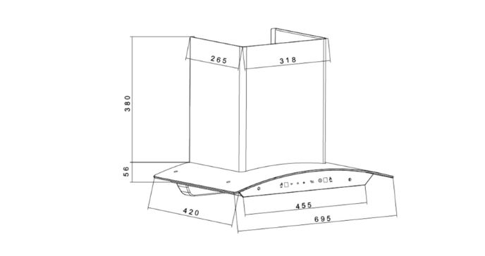 Máy hút mùi Canzy CZ N70SG