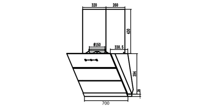 Máy Hút Mùi Canzy CZ-70LCD