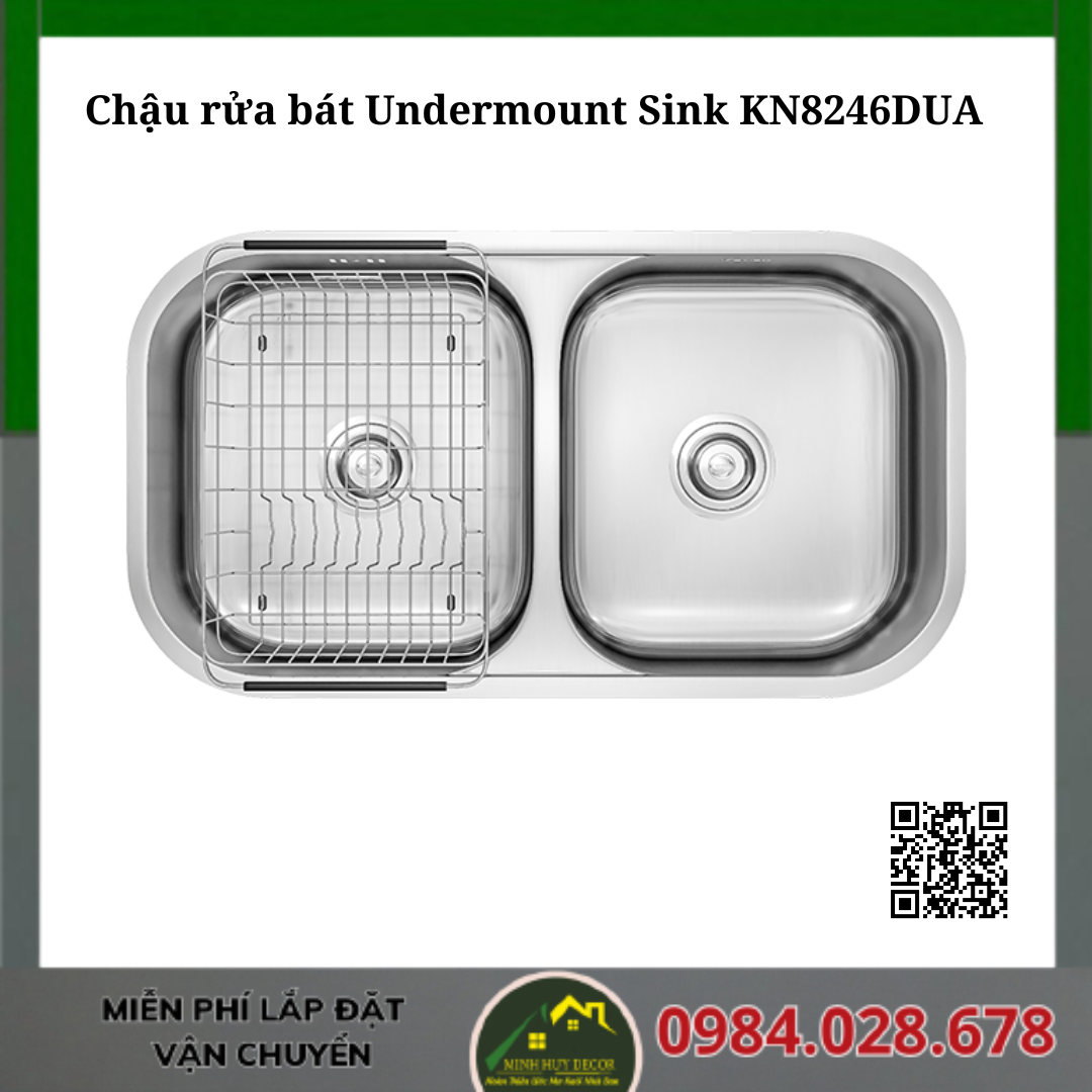 Chậu rửa bát Undermount Sink KN8246DUA