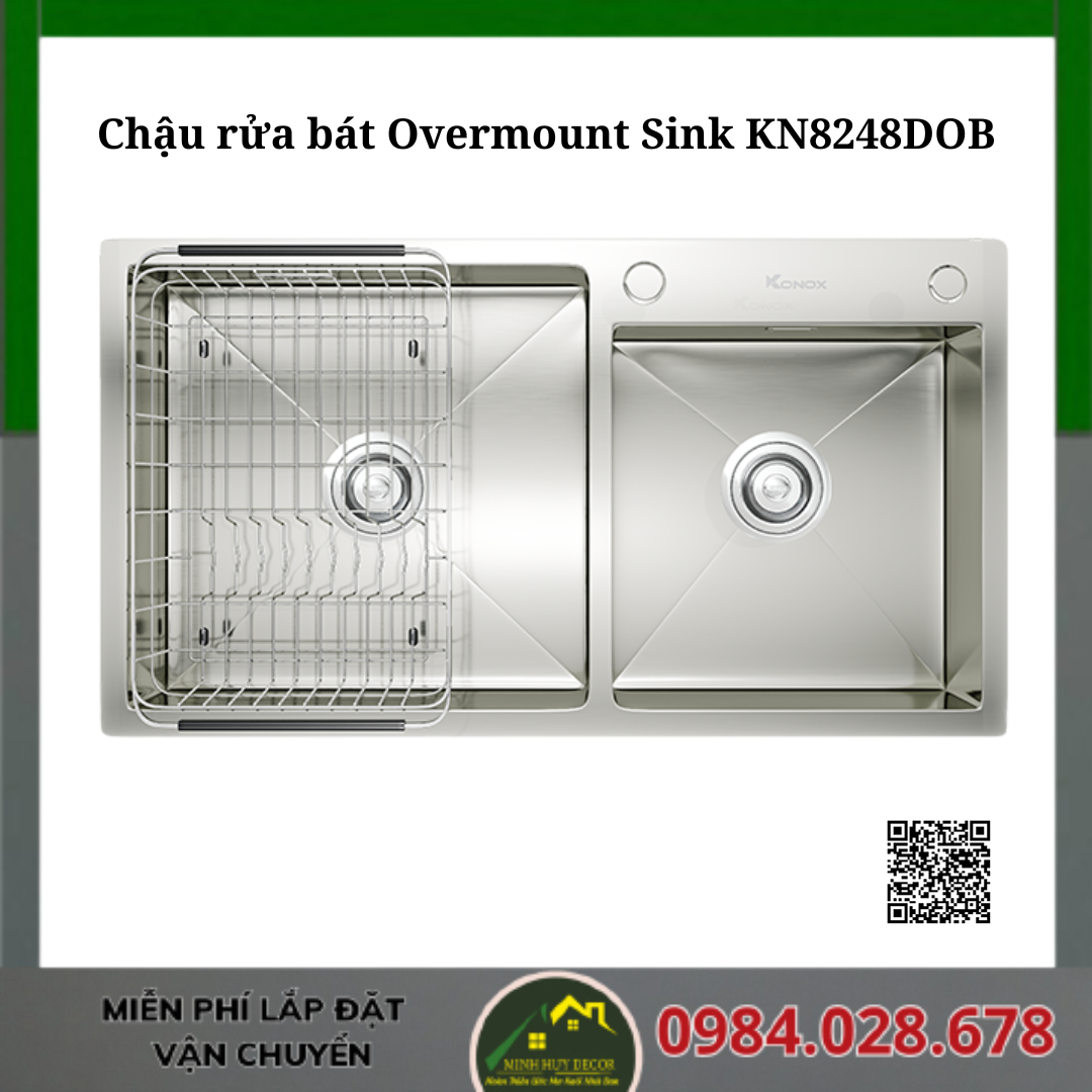 Chậu rửa bát Overmount Sink KN8245DO