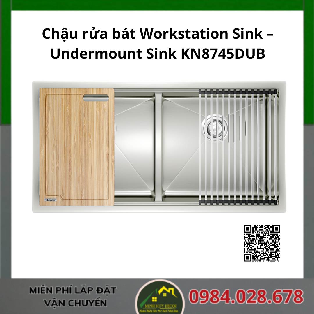 Chậu rửa bát KN8745DUB