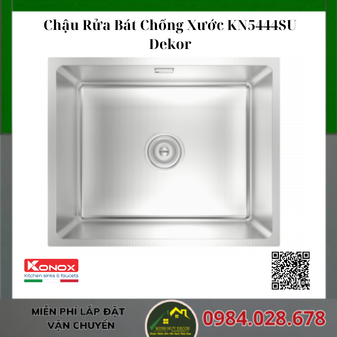 Chậu rửa bát chống xước KN5444SU Dekor