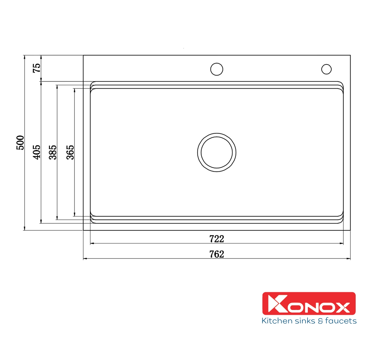Chậu rửa bát KN7650TS