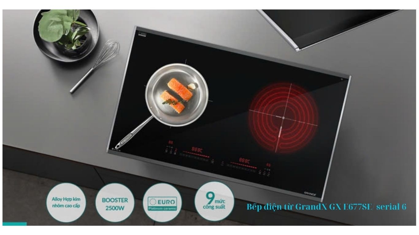 Bếp điện từ GrandX GX E677SE serial 6