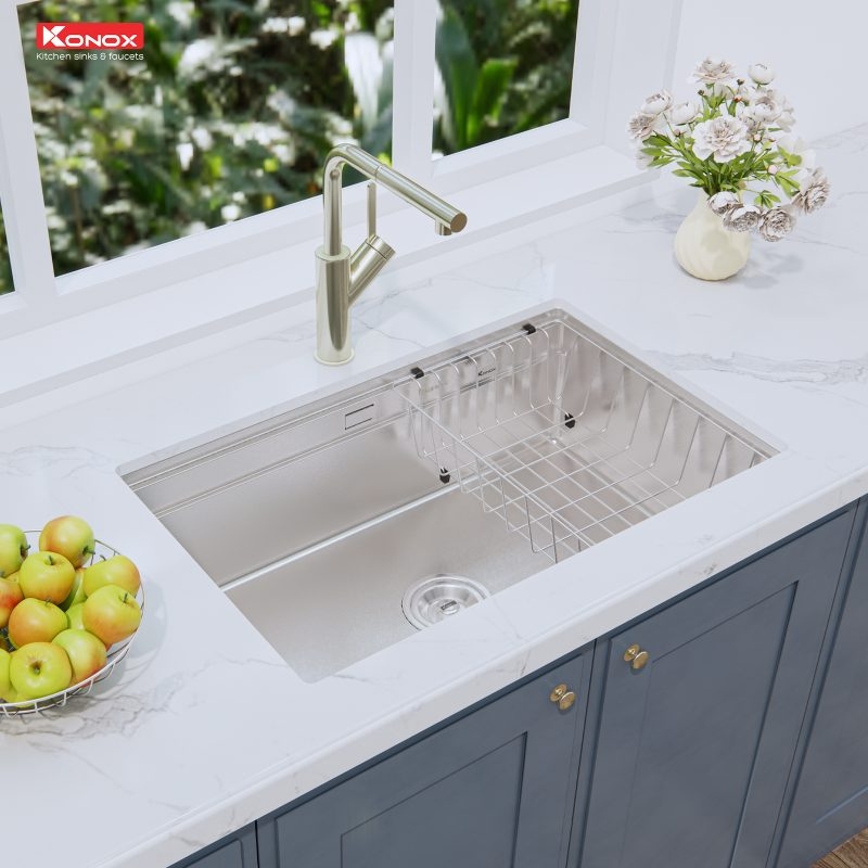Chậu rửa bát chống xước KN7044SU Dekor