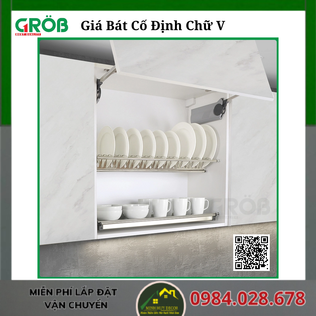 Giá Bát Cố Định Chữ V