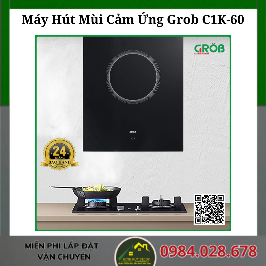 Máy Hút Mùi Cảm Ứng Grob C1K-60