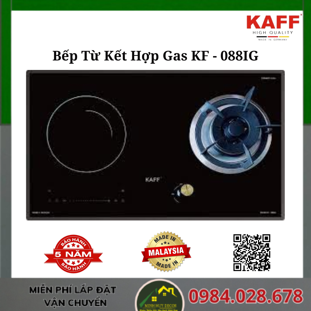 Bếp Từ Kết Hợp Gas KF - 088IG