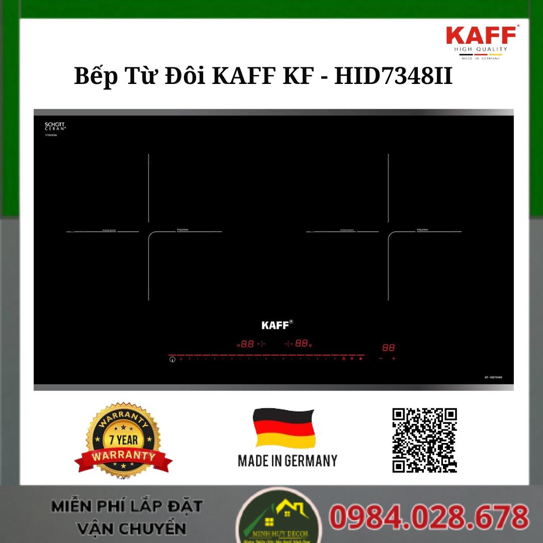 Bếp Từ Đôi KAFF KF - HID7348II - Made in Germany