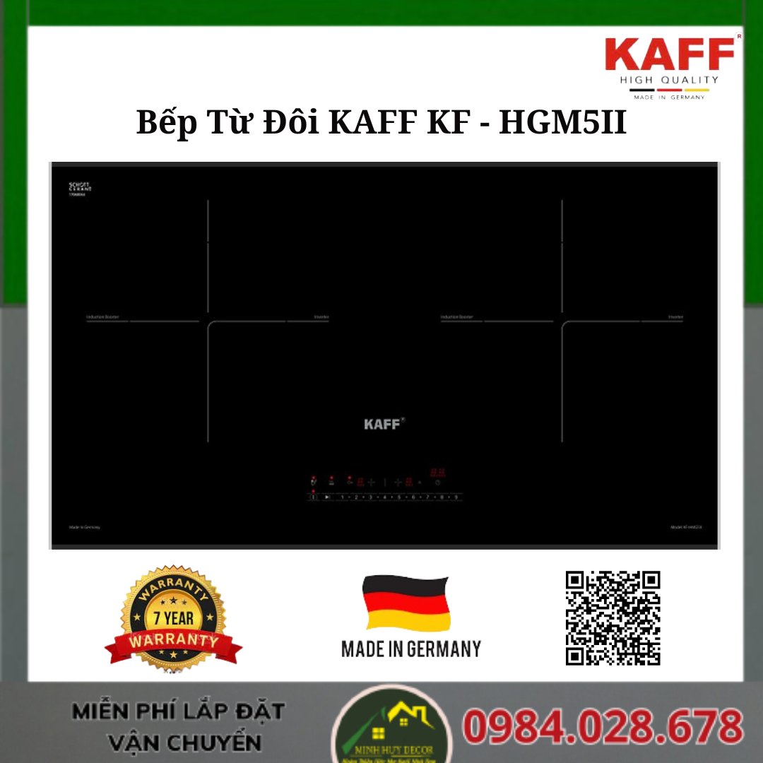 Bếp Từ Đôi KAFF KF - HGM5II- Made in Germany