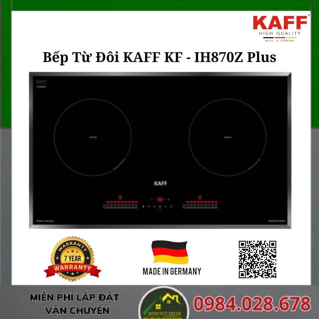 Bếp Từ Đôi KAFF KF - IH870Z Plus- Made in Germany