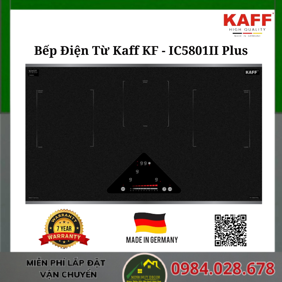 Bếp Điện Từ Kaff KF - IC5801II Plus- Made in Germany