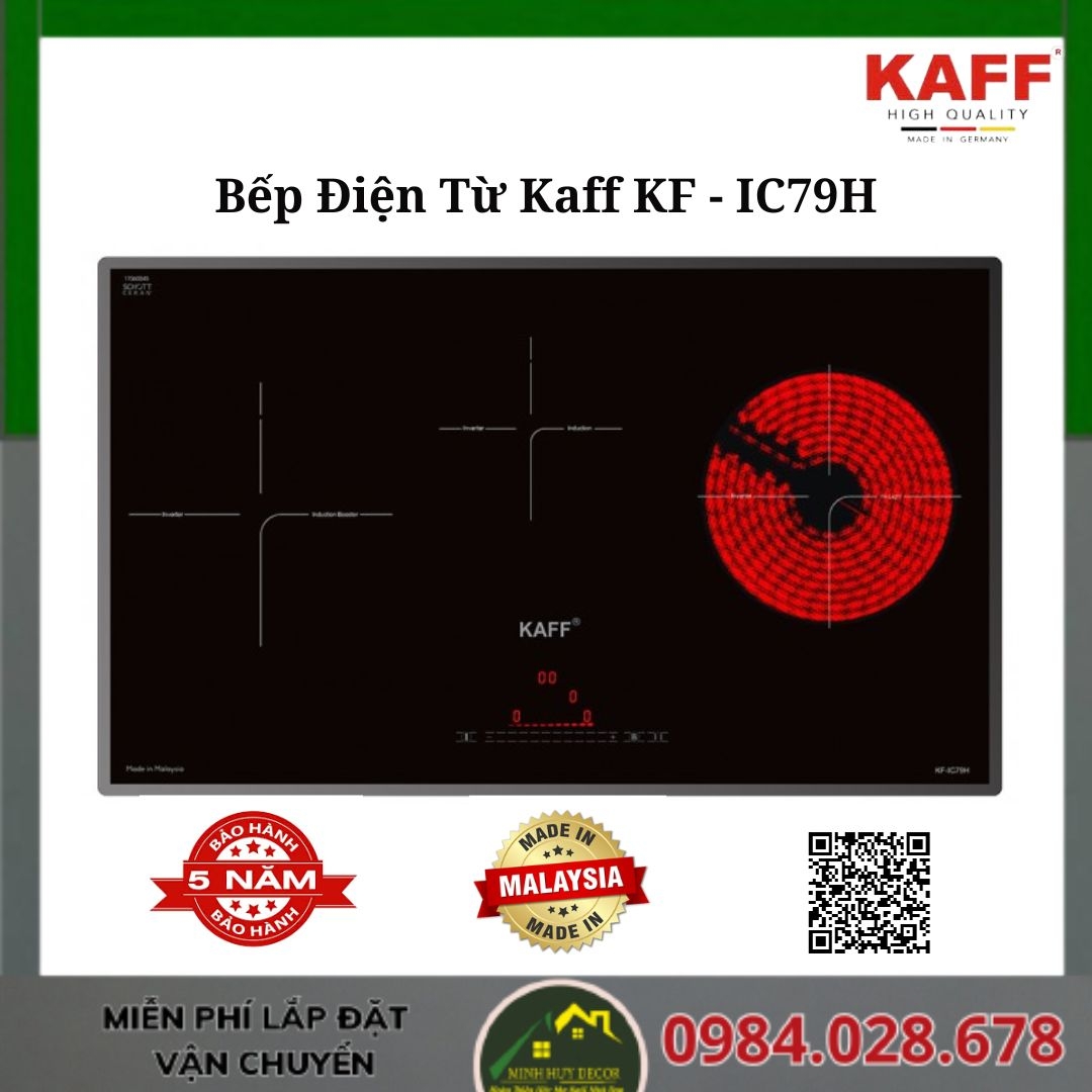 Bếp Điện Từ Kaff KF - IC79H- Made in Malaysia