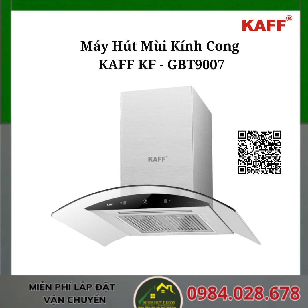 Máy Hút Mùi Kính Cong KAFF KF - GBT9007