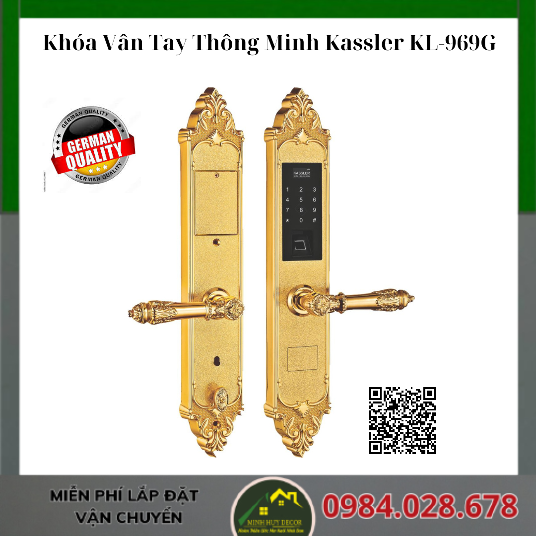 Khóa Vân Tay Thông Minh Kassler KL-969G