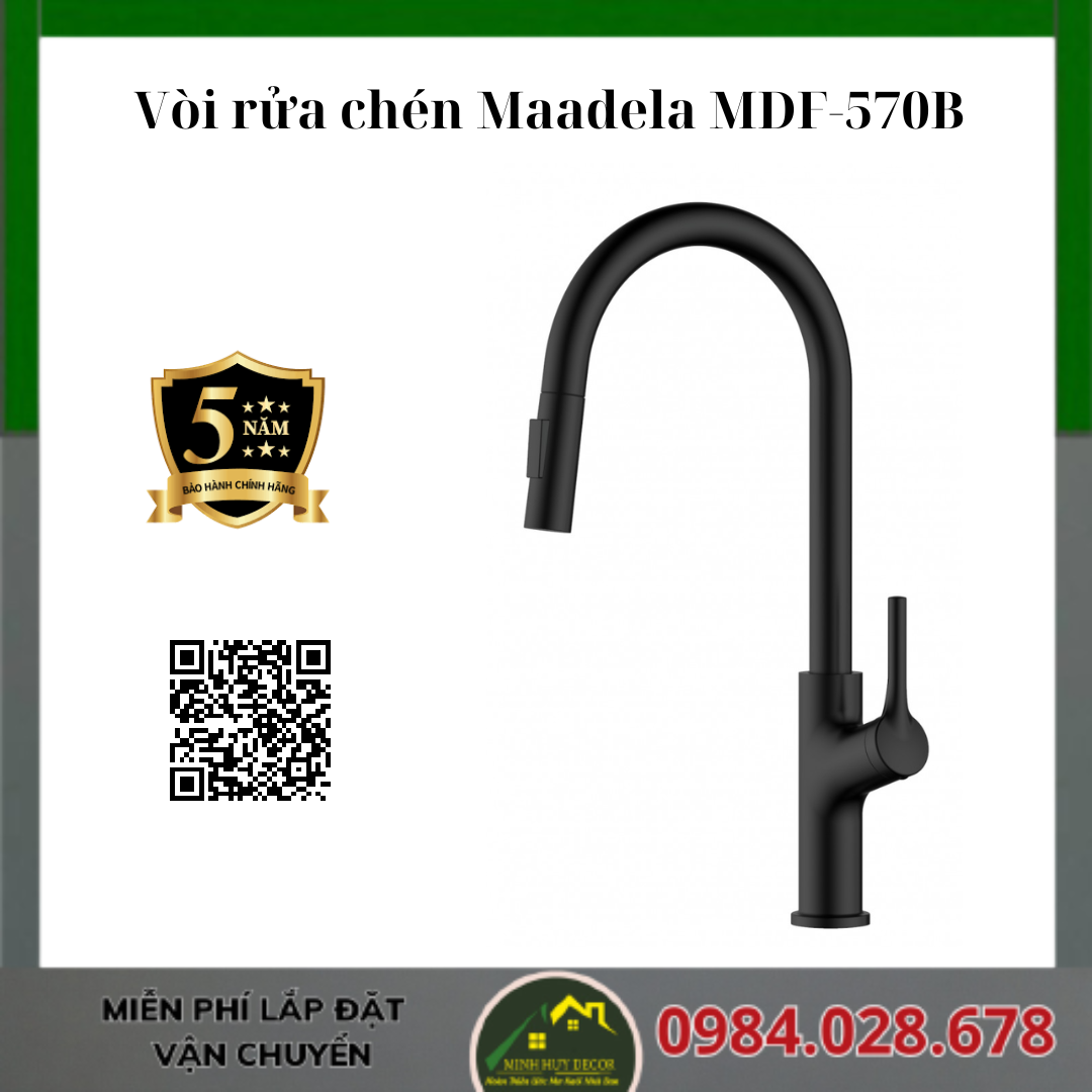 Vòi rửa chén Maadela MDF-570B