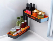 KỆ GIA DỤNG NHÔM ĐỊNH HÌNH MÀU ĐEN TORO.001
