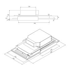 Máy hút khử mùi âm trần Malloca FASCIA C-90