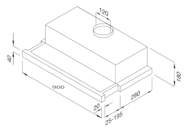 Máy hút khói khử mùi âm tủ Malloca K1509 TC