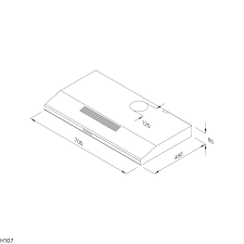 Máy hút khử mùi classic H107